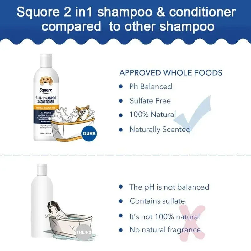 Pet 2 In 1 Moisturising Shampoo And Conditioner (Balanced pH)