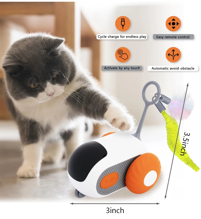 Crazy-Joy Car (Remote control electric cat toy)