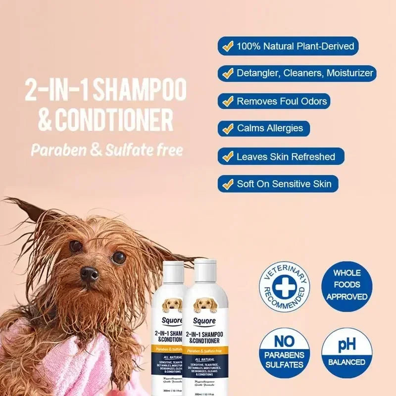 Pet 2 In 1 Moisturising Shampoo And Conditioner (Balanced pH)