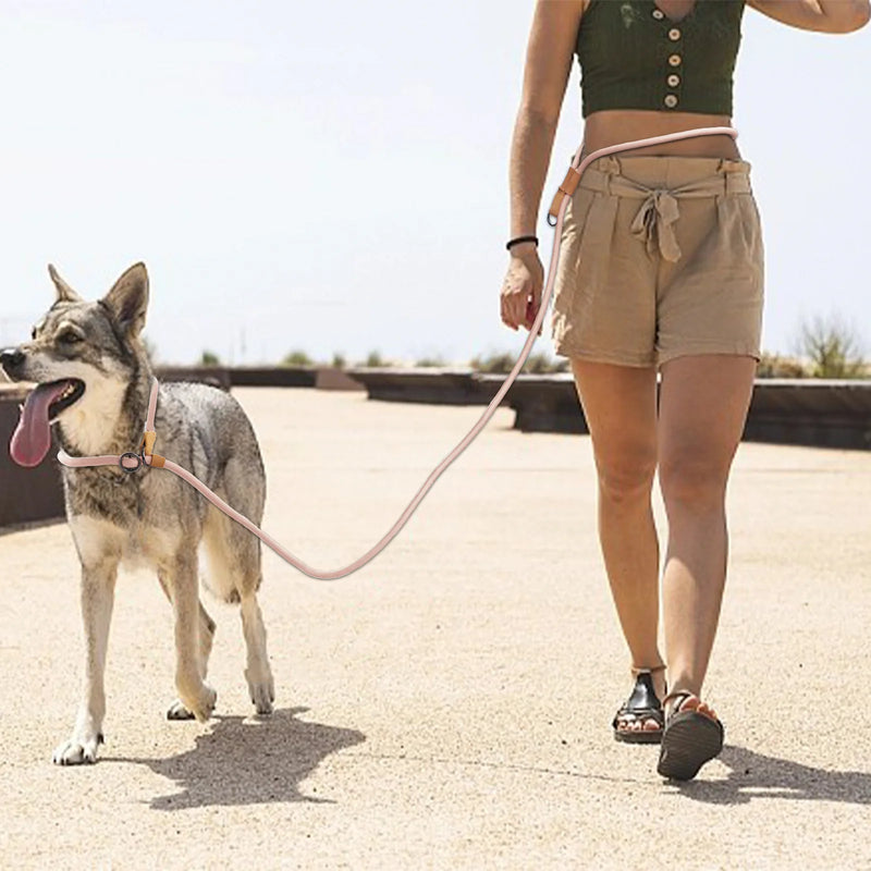 Adjustable Hands-Free P-Shape Dog Leash